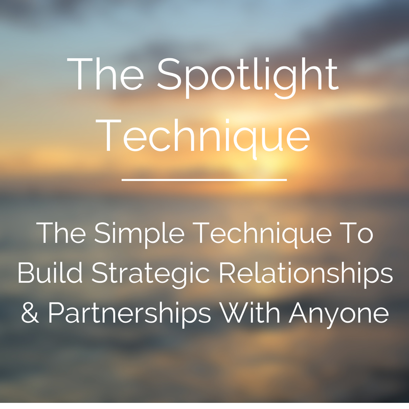 My Super Simple Relationship Building System