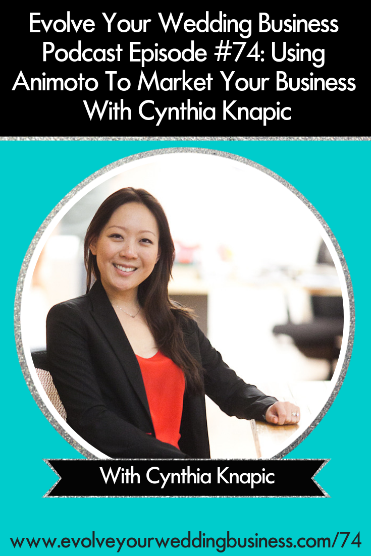 Using Animoto To Market Your Business With Cynthia Knapic - Learn how to create #videos to market your #business using #Animoto // Evolve Your Wedding Business Podcast #Marketing #Videomarketing #Weddingbusiness #Weddings
#Weddingplanner