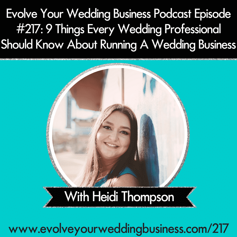 9 Things Every Wedding Professional Should Know About Running A Wedding Business